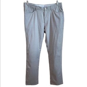 Peter Millar Collection Gray Wool Slim Pants 36 EUC